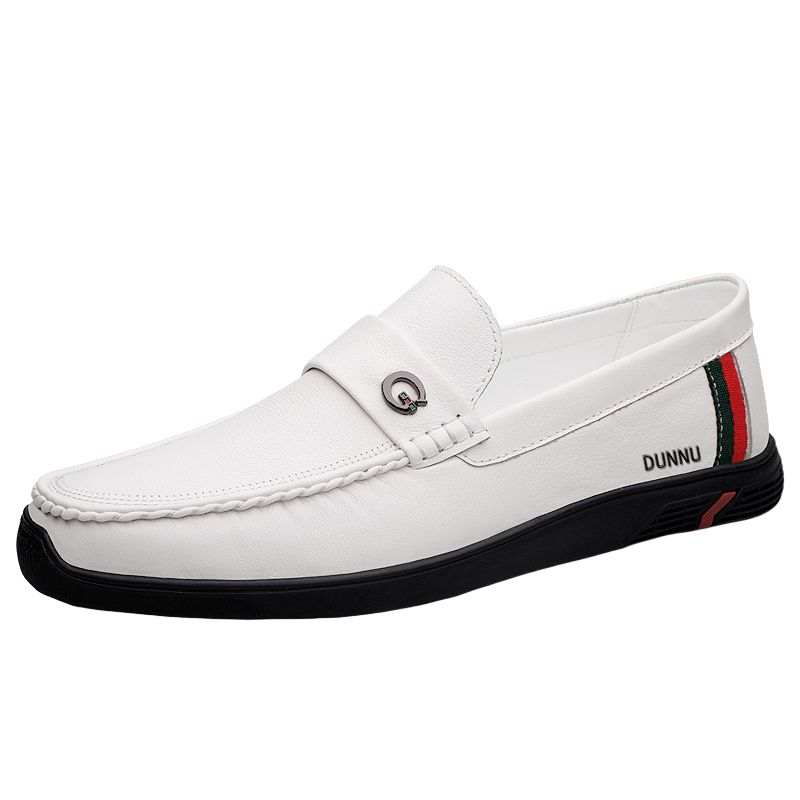 DUNNU Cow Leather Casual Leather Shoes Men's