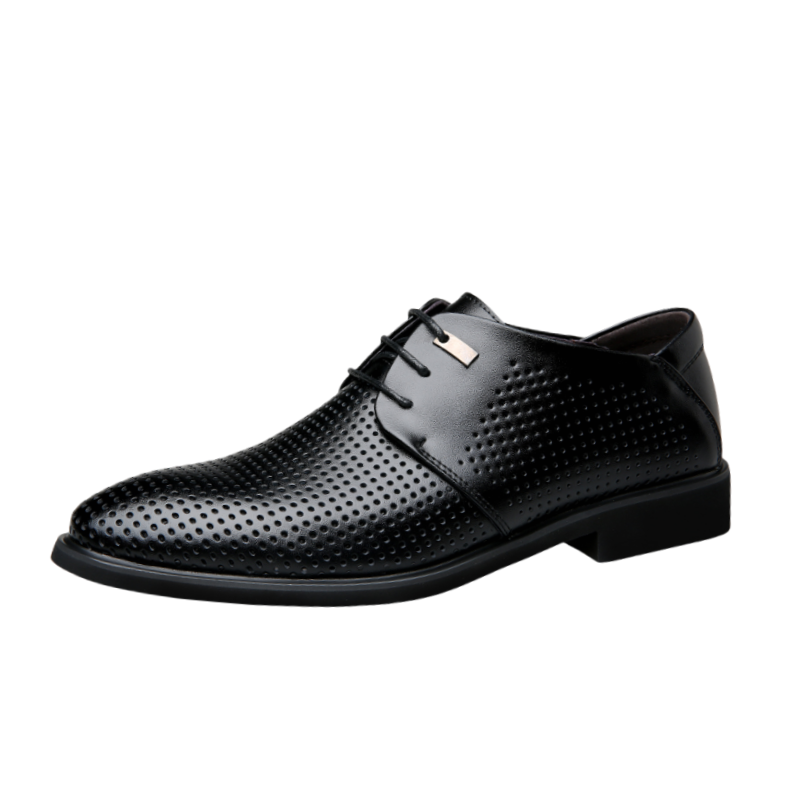 EGCHI Dress Shoes Men's Low Top Black