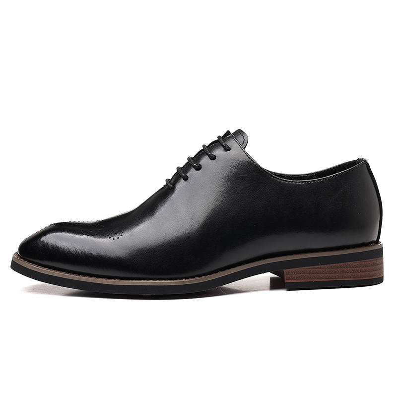 POPULAR ROUSE PR Cow Split Leather Dress Shoes Men's