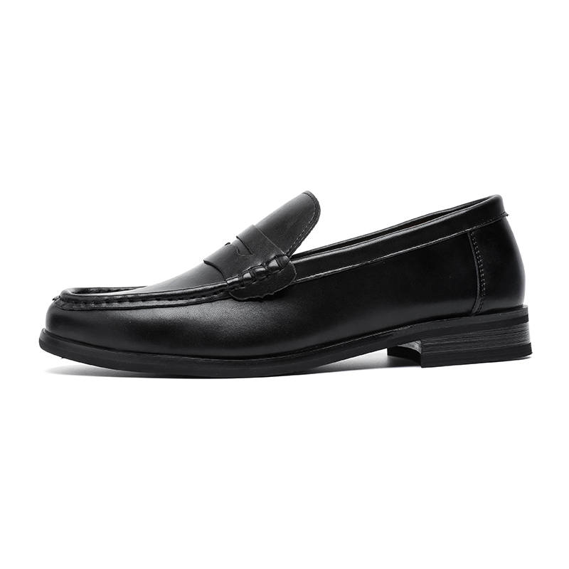 LUOMAIKE LUOMAIKE Microfiber Leather Comfortable Minimalist Style Versatile Men's Black