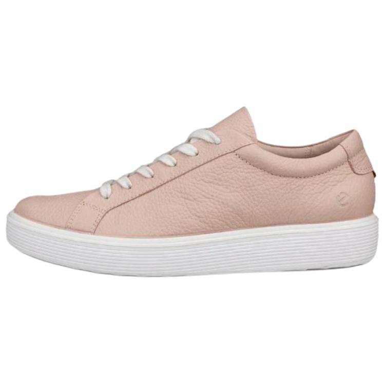 Ecco Soft 60 Leather Vintage Low top Skateboard Shoes Women's Pink