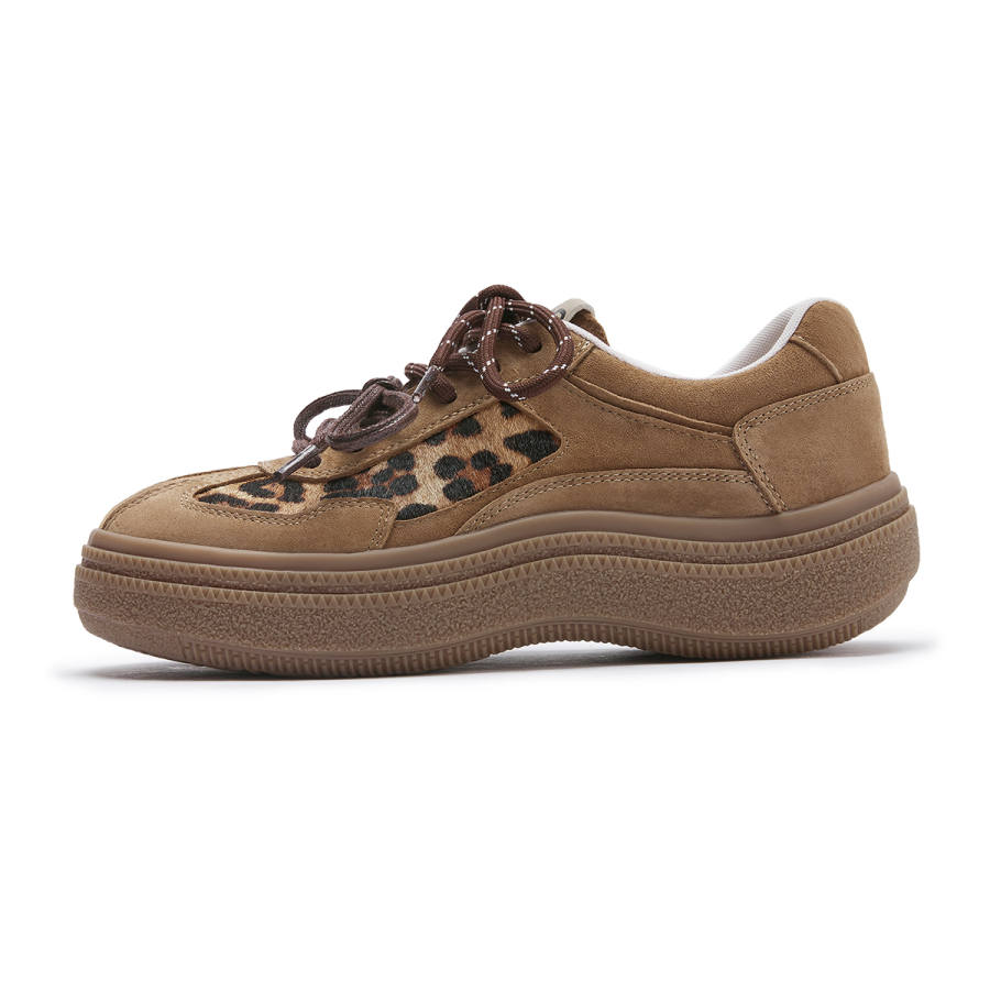 Hotwind Vintage Leopard Print Collection Low top Skateboard Shoes Women's