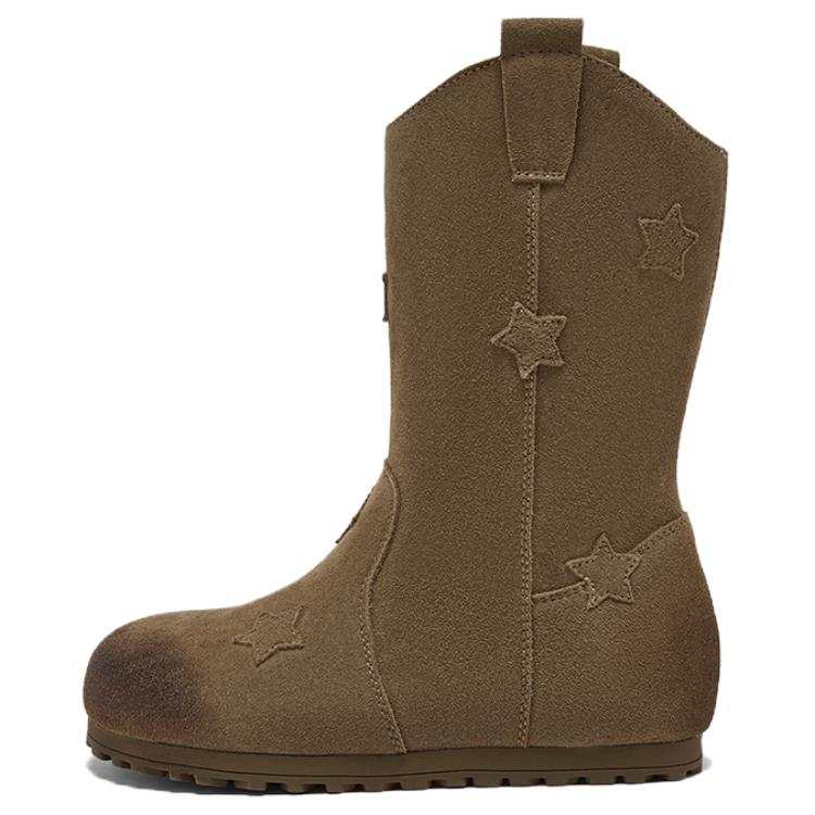 BASTO Ankle Boots Women's Yellow, Khaki