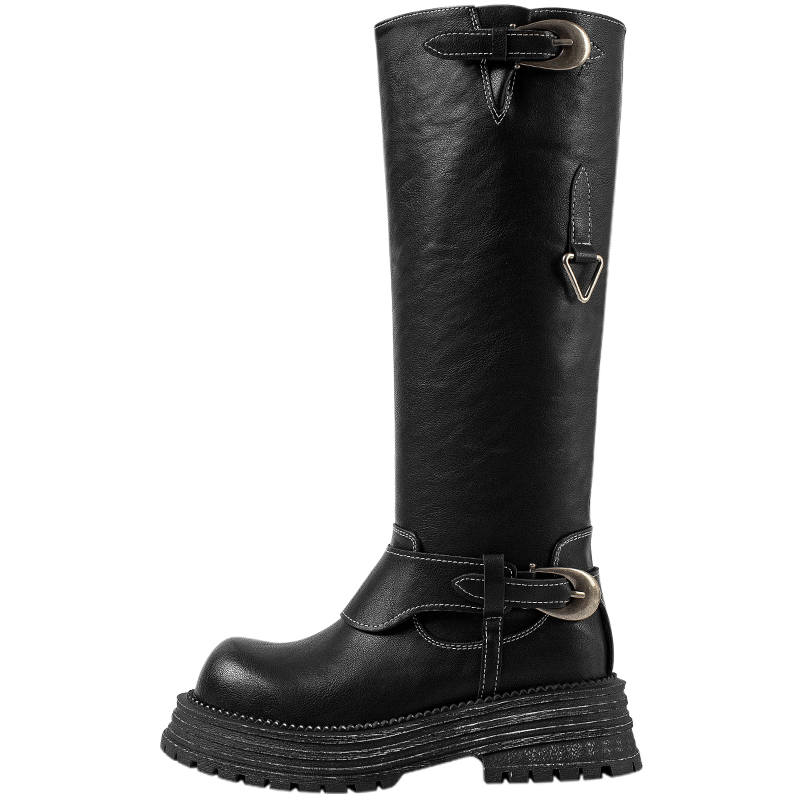 MIAOLV Pu Knee high Boots 5.0CM Women's
