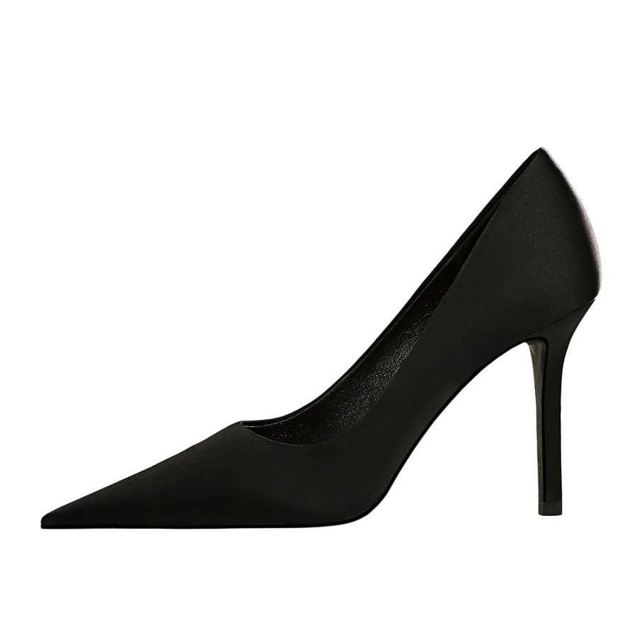 QITUMAUL Slim Heel High Heels 10cm Women's