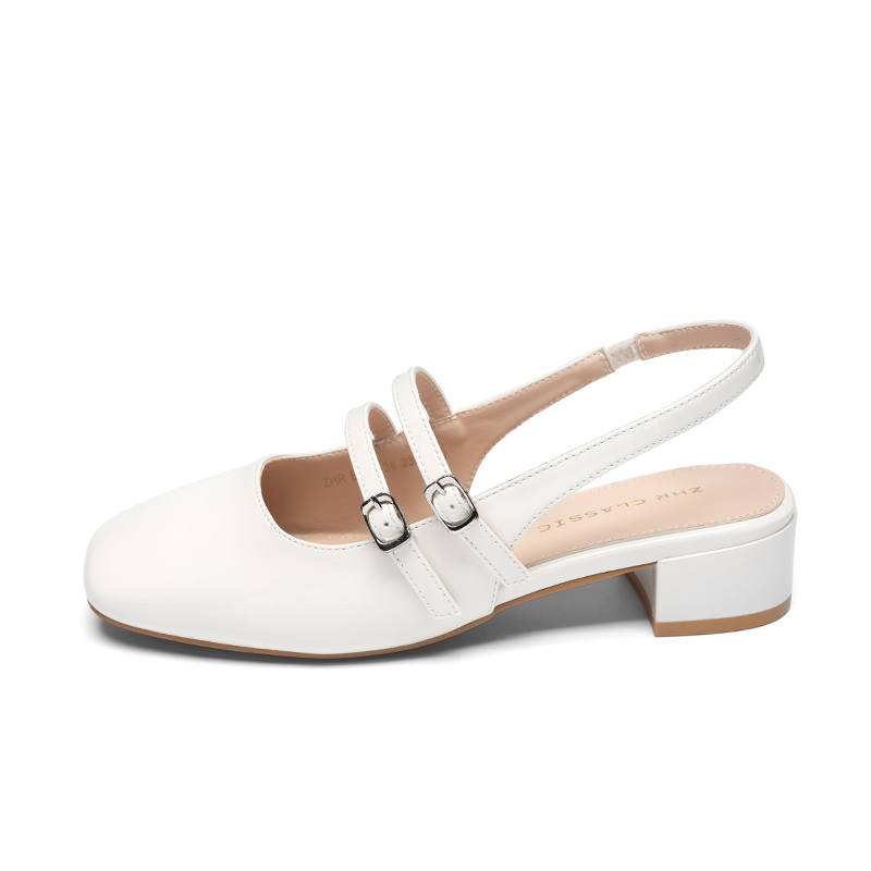 ZHR High Heels Women's Beige/Black/Silver