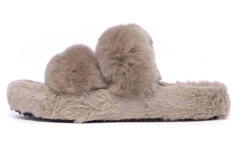 SEMIR Slide Slippers Women's Khaki/Ecru/Black