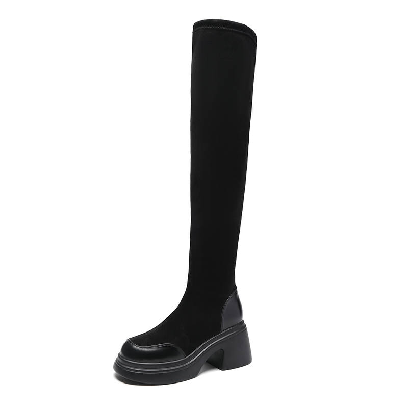 ZHR Over the knee Boots 7.5cm Women's Black