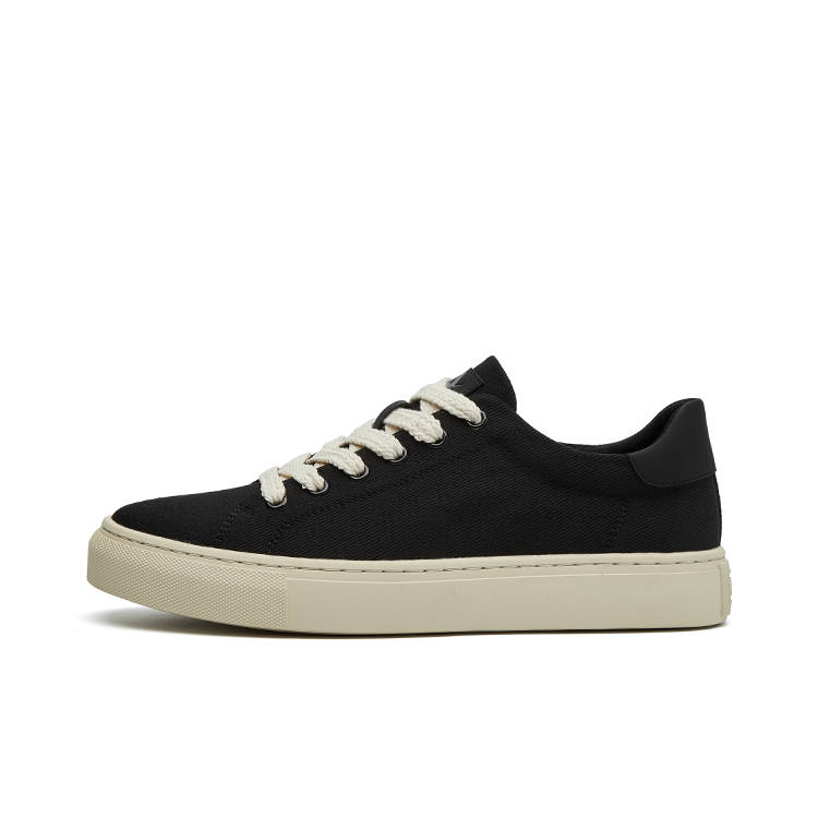 AOXIANG Classic And Versatile Low top Canvas Shoes Men's Black