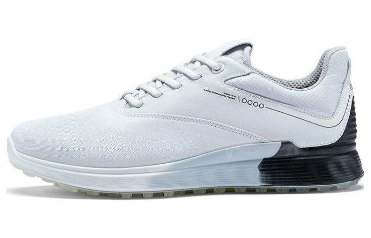 Ecco Golf S3 Cow Leather Comfortable And Breathable Low top Sports Casual Shoes Men's White