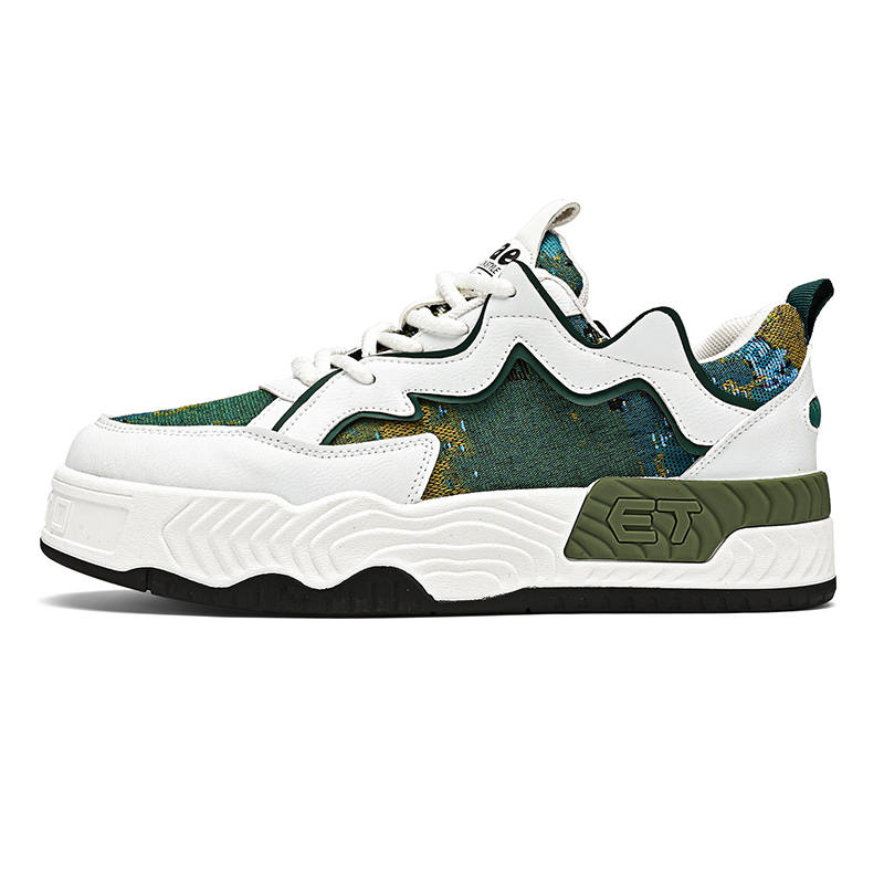 GONGNIUMEILI Slip Resistant Abrasion Resistant Slip Resistant Abrasion Resistant Low top Skateboard Shoes Men's