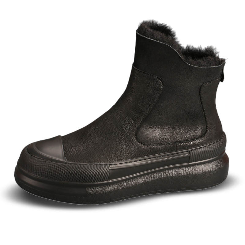 Devanro Devanro Top Grain Cow Leather Thermal Abrasion Resistant Height Increasing Slip Resistant