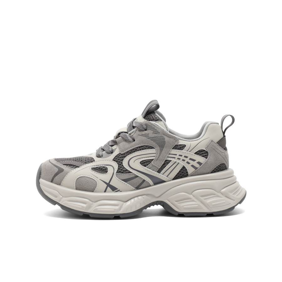 BELLE Slip Resistant, Abrasion Resistant, Lightweight Low top Chunky Sneakers Women's