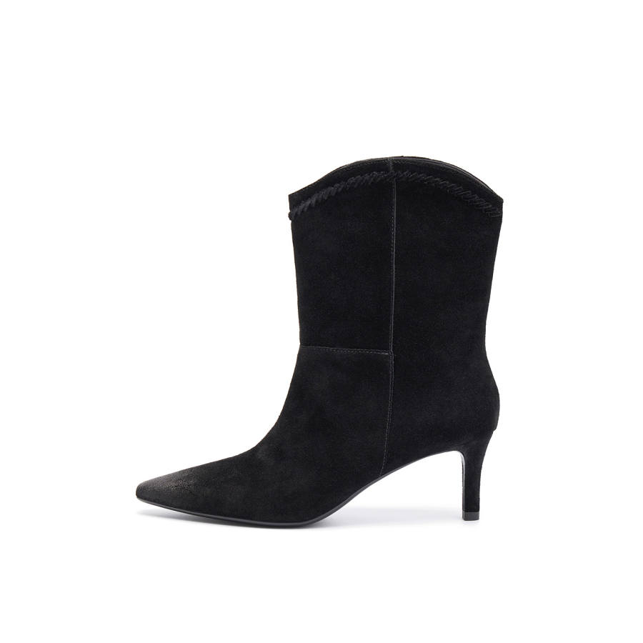 ELLE High Heel Stretch Slim Boots Ankle Boots Women's 2025 Women's Boots
