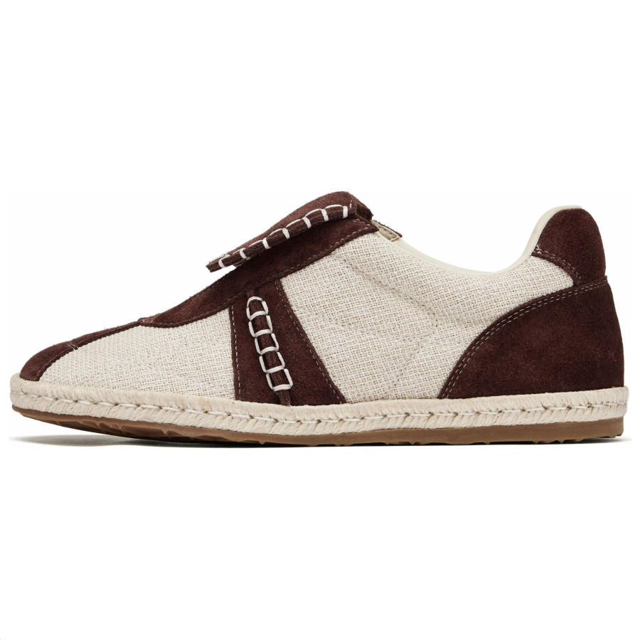 73Hours Hamptons Fabric Abrasion Resistant Abrasion Resistant Low top Casual Shoes Women's Beige Brown