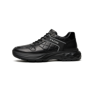 LAILE Casual Shoes Men's Low Top Black/White
