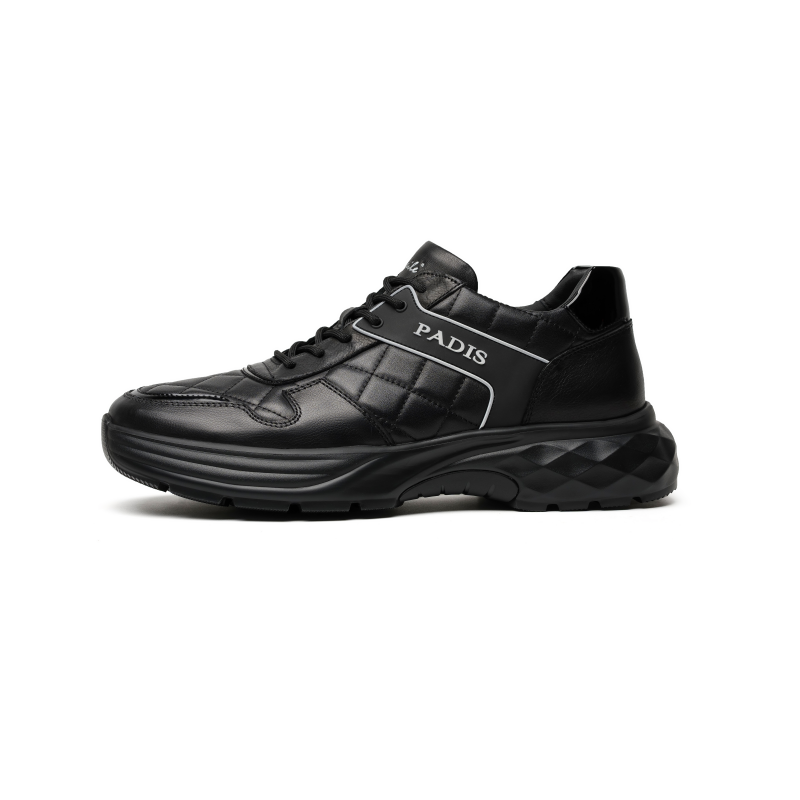 LAILE Casual Shoes Men's Low Top Black/White