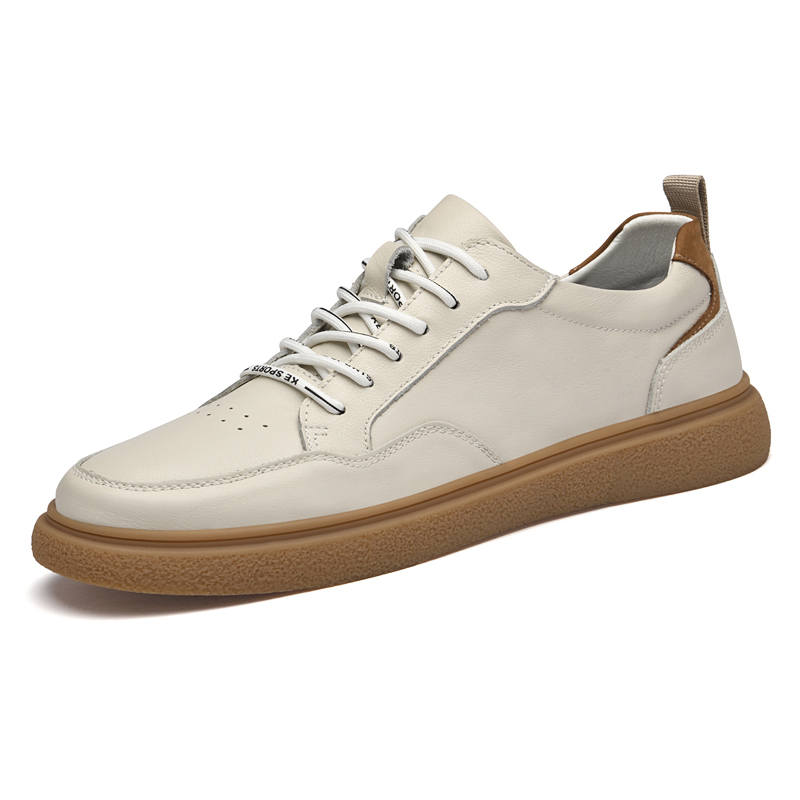 GONGNIULEITING Top Grain Cow Leather Casual Shoes Men's