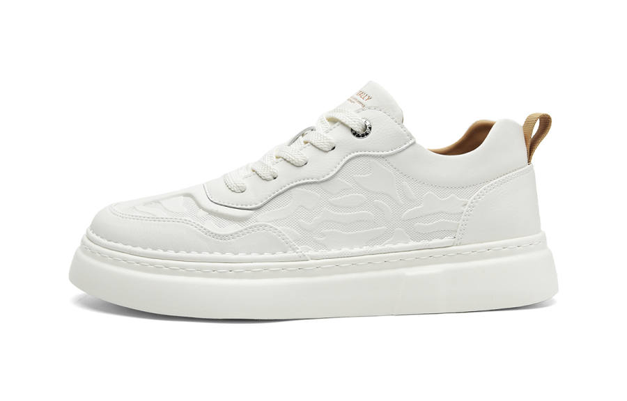 HLA HLA Low top Skateboard Shoes Men's White