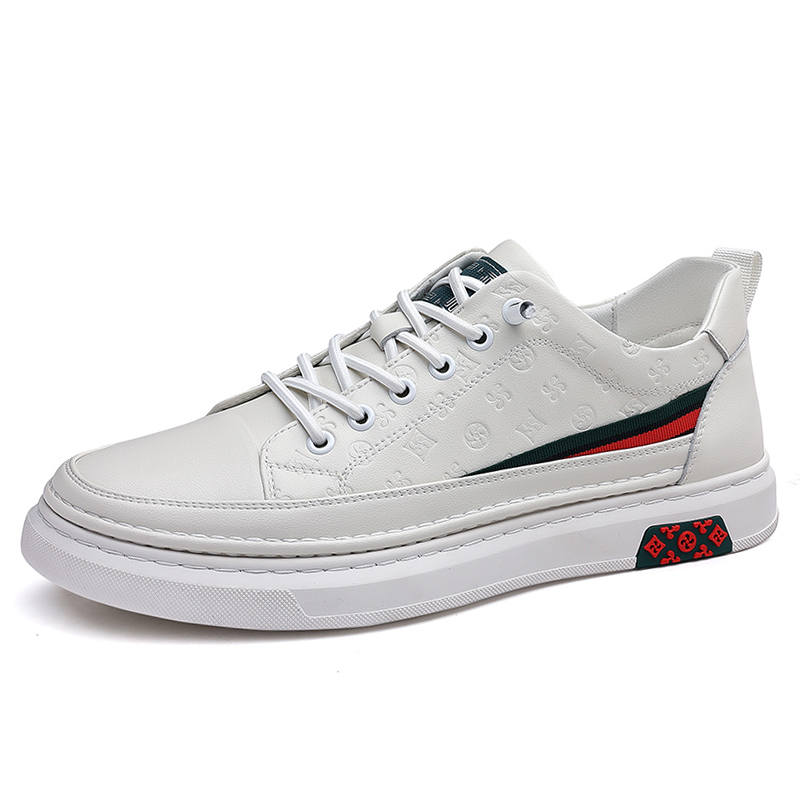 Poitulas Poitulas Cow Split Leather Low top Skateboard Shoes Men's