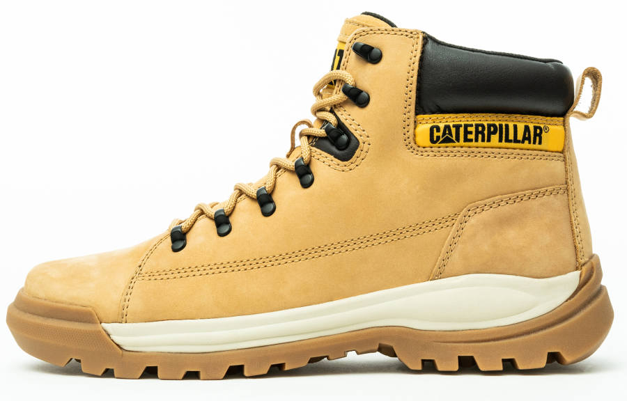 CAT CAT Cow Leather Ankle Length Combat Boots Men's