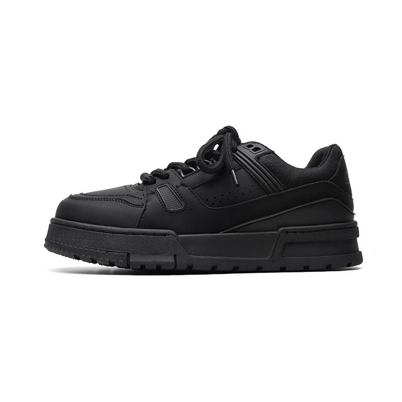 IZEIZIG IZEIZIG Microfiber Leather Low top Skateboard Shoes Men's Black