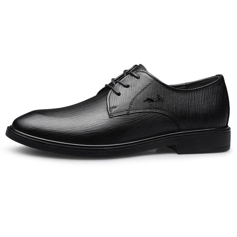YINGLUNQISHI Top Grain Cow Leather Dress Shoes Men's