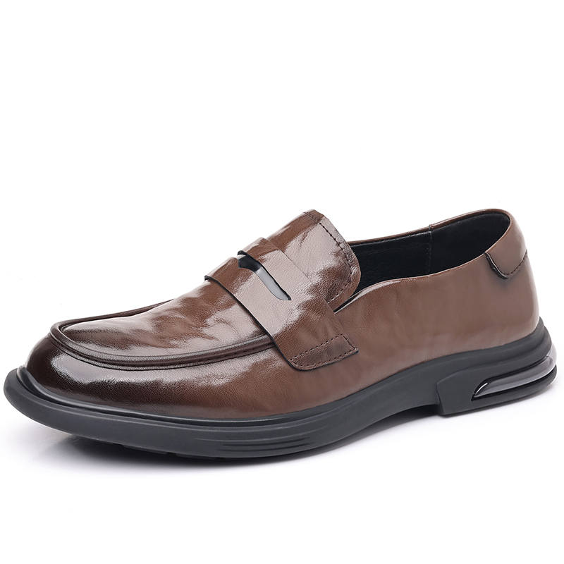 PTLS Cow Split Leather Fashion Trend Casual Shoes Men's