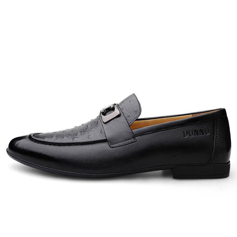 DUNNU Men's Casual Shoes Men's Low Top Black