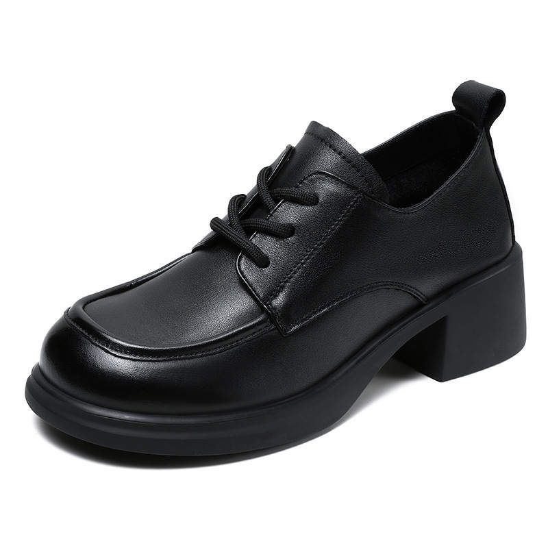Devanro Devanro Top Grain Cow Leather Casual Shoes 5.0CM Women's
