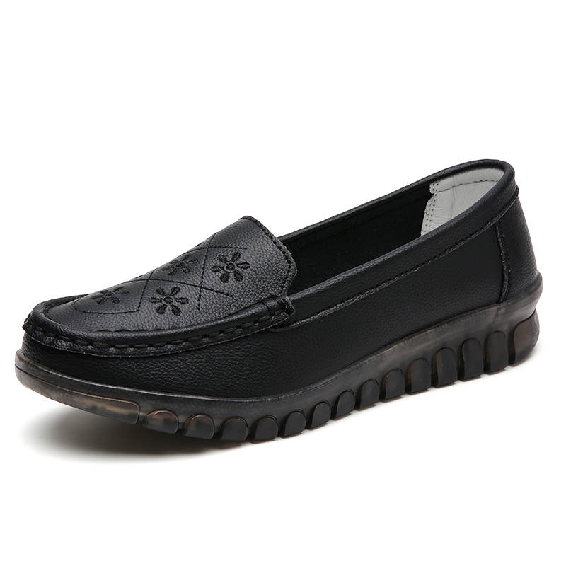 Reivantix Gommino Loafers Women's Black/Gray/Beige