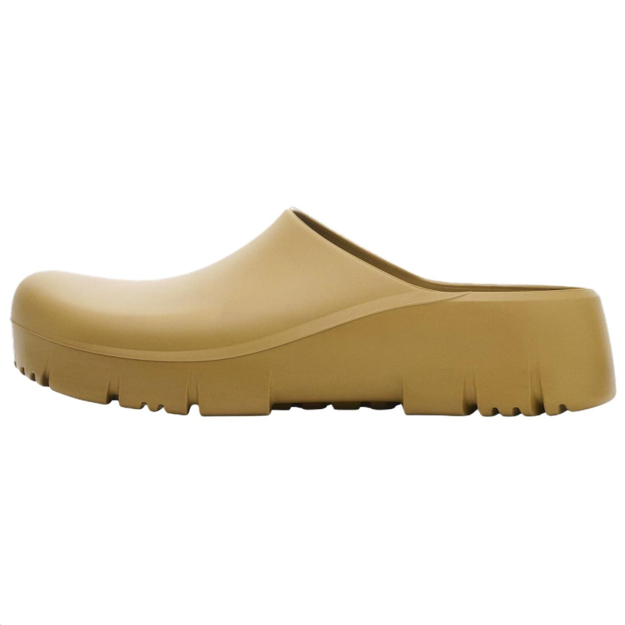 Birkenstock Slip Resistant Closed Toe Slippers Unisex Brown Regular Loose Fit