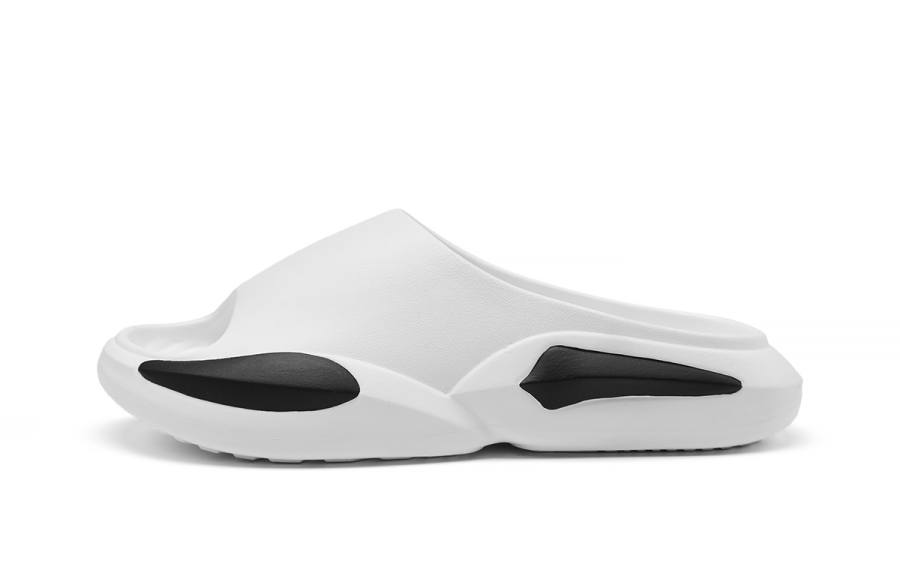 HLA HLA Slide Slippers Men's White/Black/Khaki