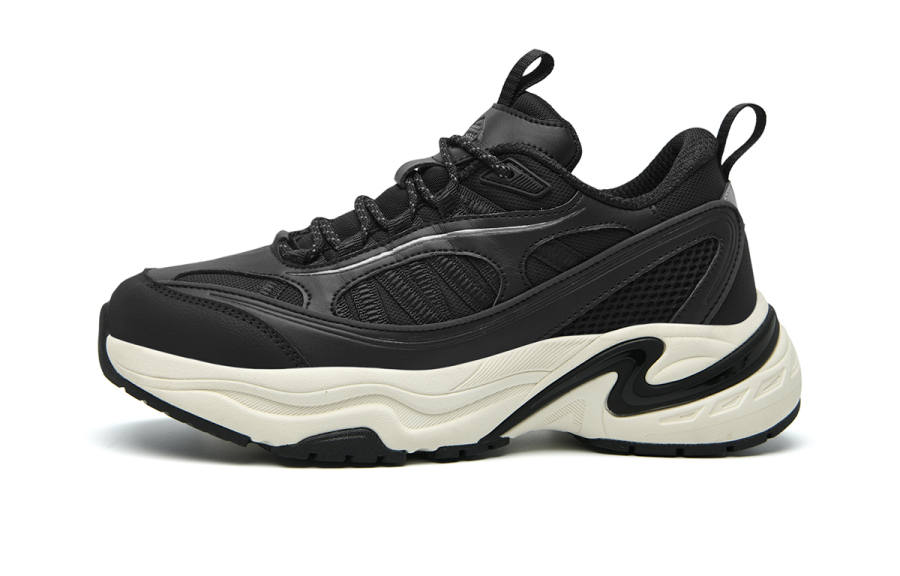 HLA Casual Shoes Men's Low Top Black/White Sand