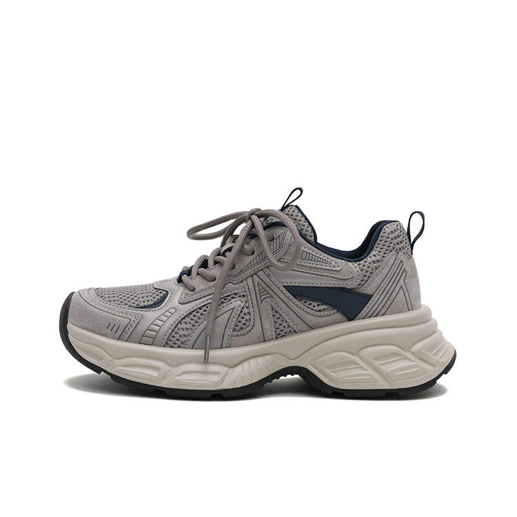 MASOOMAKE Mesh Breathable Lightweight Height Increasing Low top Chunky Sneakers Women's