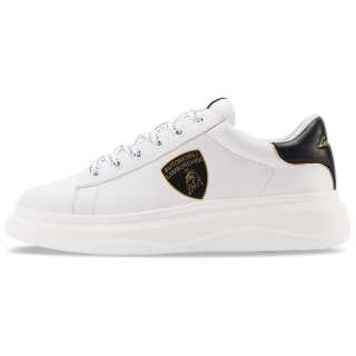 AUTOMOBILI LAMBORGHINI Low top Skateboard Shoes Unisex White