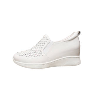 Forest Princess Cow Leather Low top Casual Shoes Women's White
