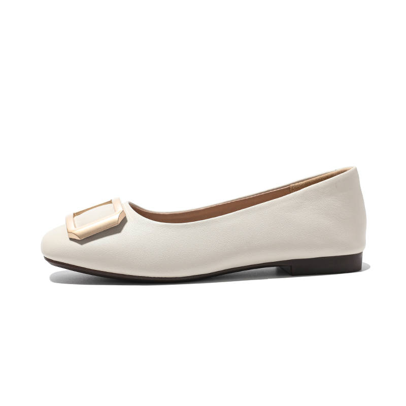 ZHR Cow Split Leather Casual Shoes 1.5cm Women's