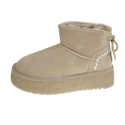 ANNAI Thermal Abrasion Resistant Height Increasing Coverage Minimalist Fashion Short Snow Boots Women's