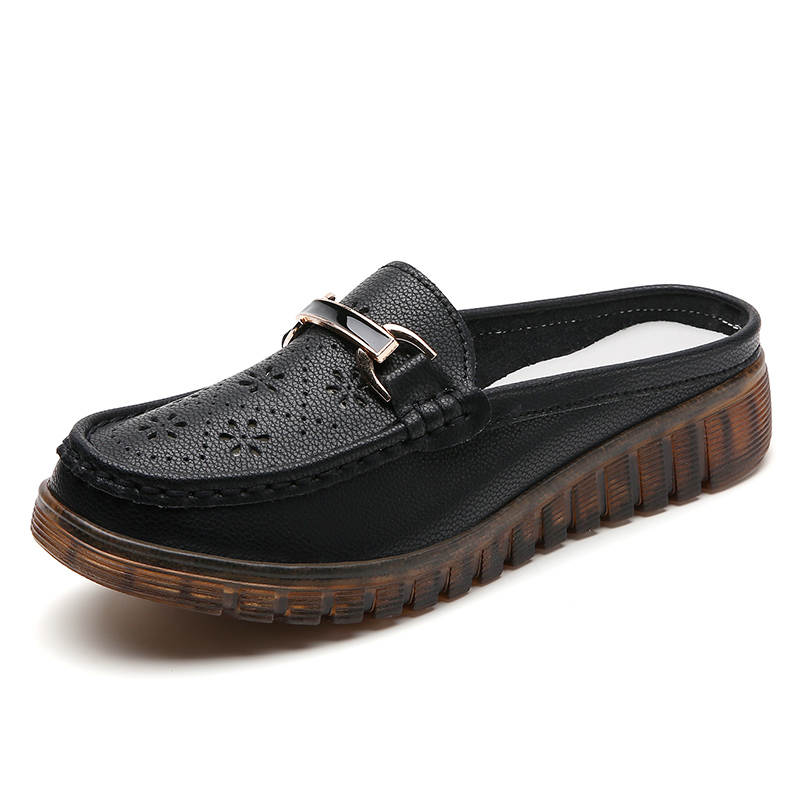 Reivantix Reivanti Slip Resistant Closed Toe Slippers Women's Black