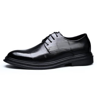 CAOZE Dress Shoes Men's Low Top Black Brown