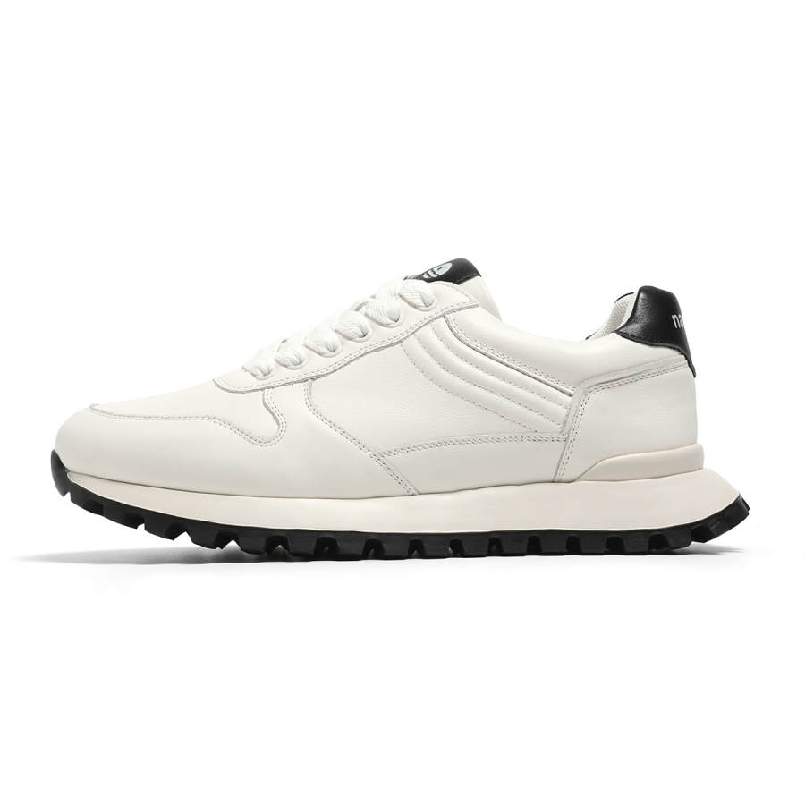 NAVIGARE Top Grain Cow Leather Low top Casual Shoes Men's