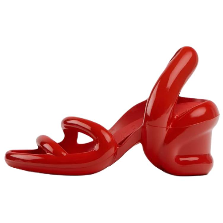 CAMPER Kobarah One Strap Sandals 7.6cm Women's Red