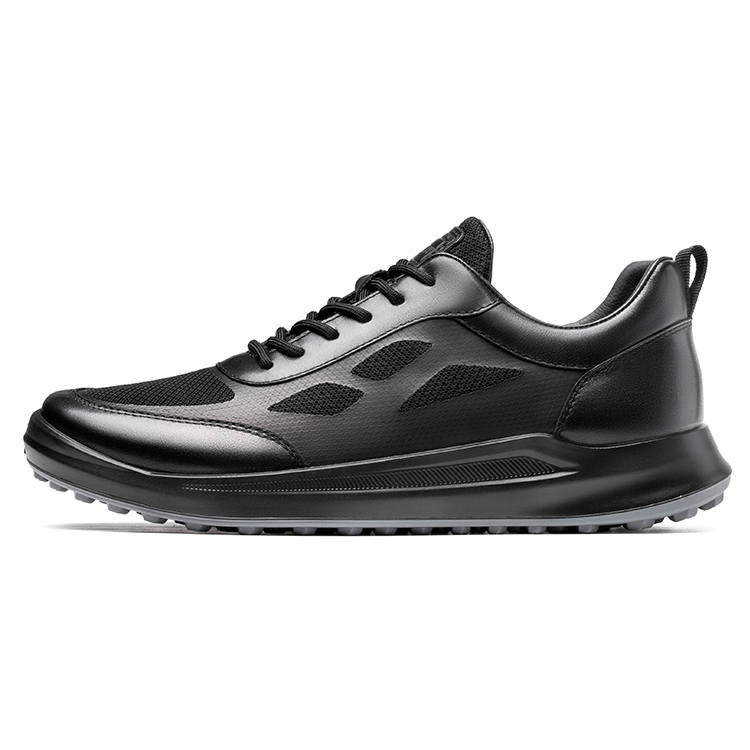 LAORENTOU Men's Casual Shoes Men's Low Top Black