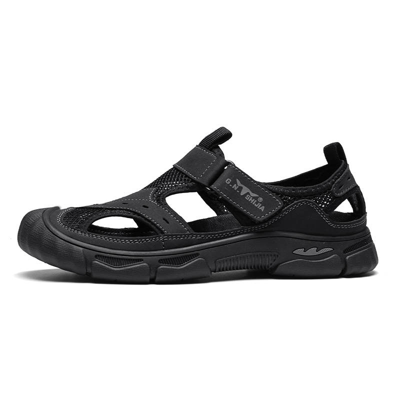 G.N.SHIJIA Textile, Synthetic Leather Beach Sandals Men's