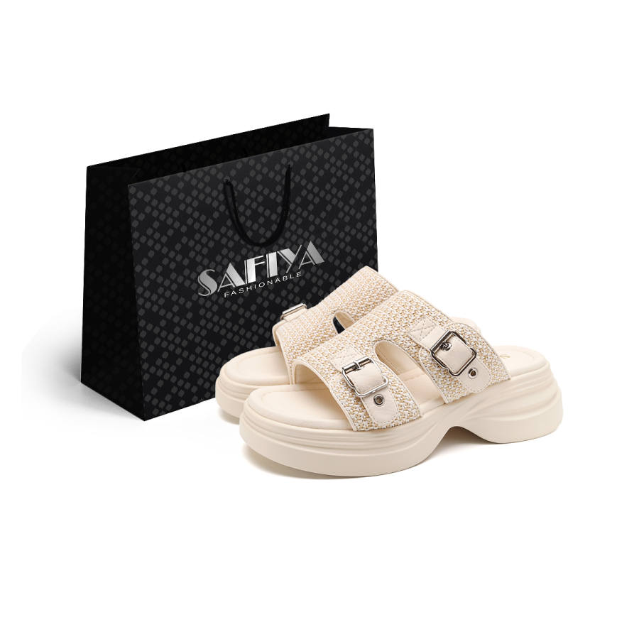 Safiya Slide Slippers Women's Beige