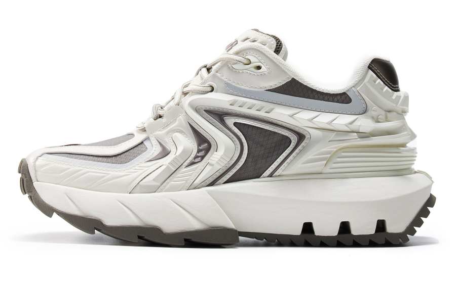OGR Antelope Hailstorm Collection Artificial Leather Low top Chunky Sneakers Unisex Mocha
