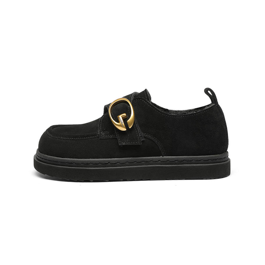 GOLDLION Cow Split Leather Casual Shoes Women's