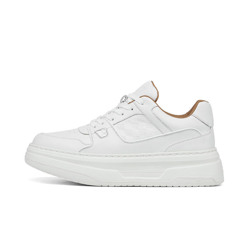 VICKI BROWN Cow Leather Low top Skateboard Shoes Men's
