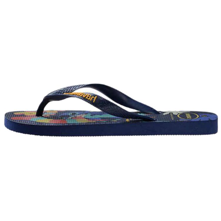 Havaianas x Disney Rubber Sole Quick Dry Flip Flops Unisex Dark Blue